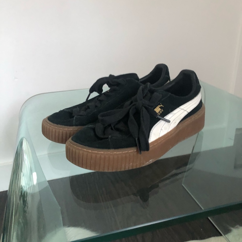 Puma suede platform